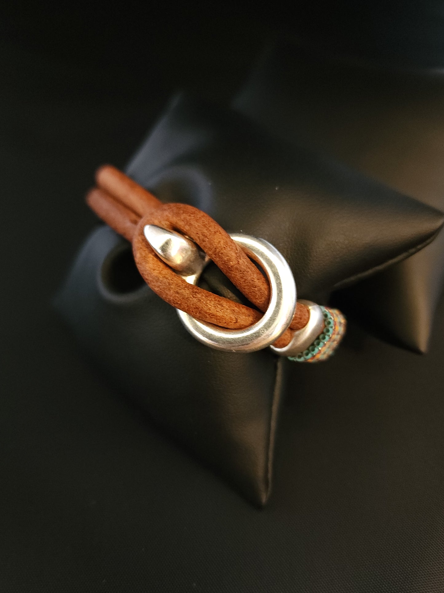 Leather Bracelet - Fancy Diamond