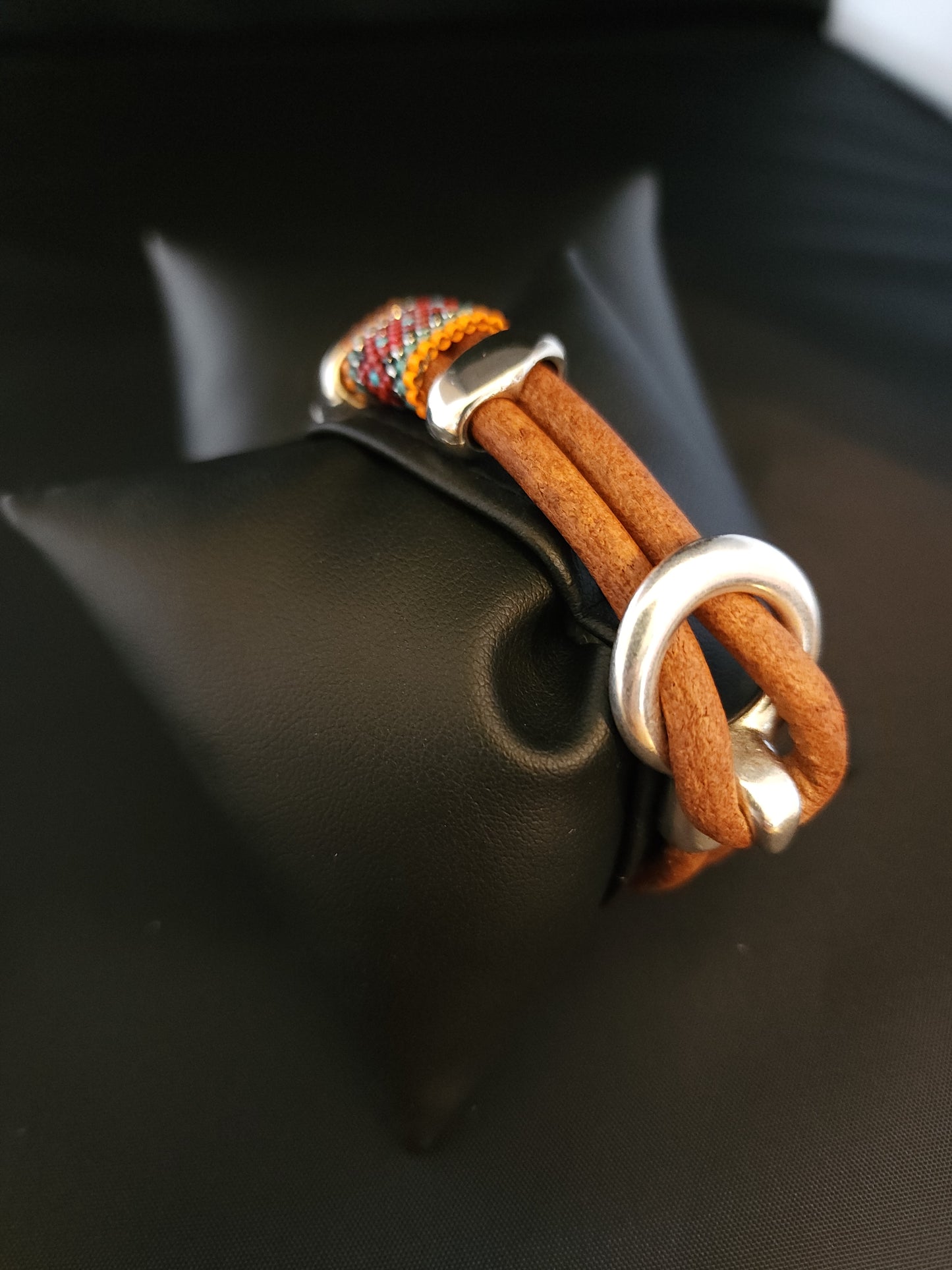 Leather Bracelet - Fancy Diamond
