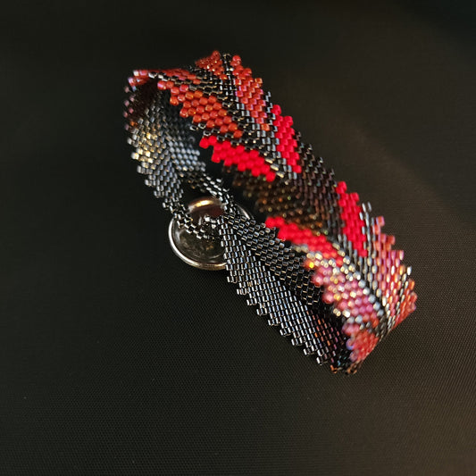Feather Bracelet -Red