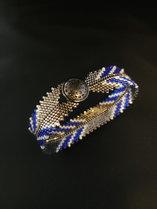 Feather Bracelet - Blue