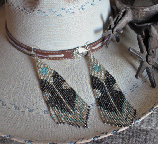 Silver & Black Iridescent Stunners