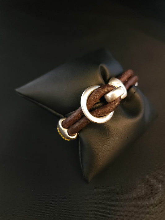 Leather Bracelet - Arrow