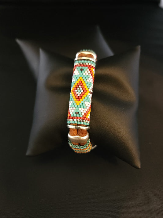 Leather Bracelet - Fancy Diamond