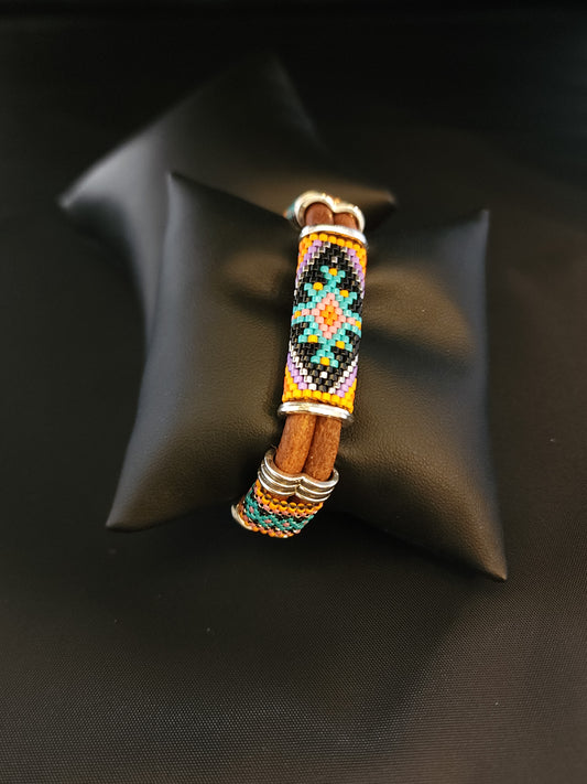 Leather Bracelet - Fancy Diamond