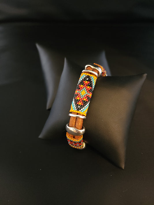 Leather Bracelet - Fancy Diamond