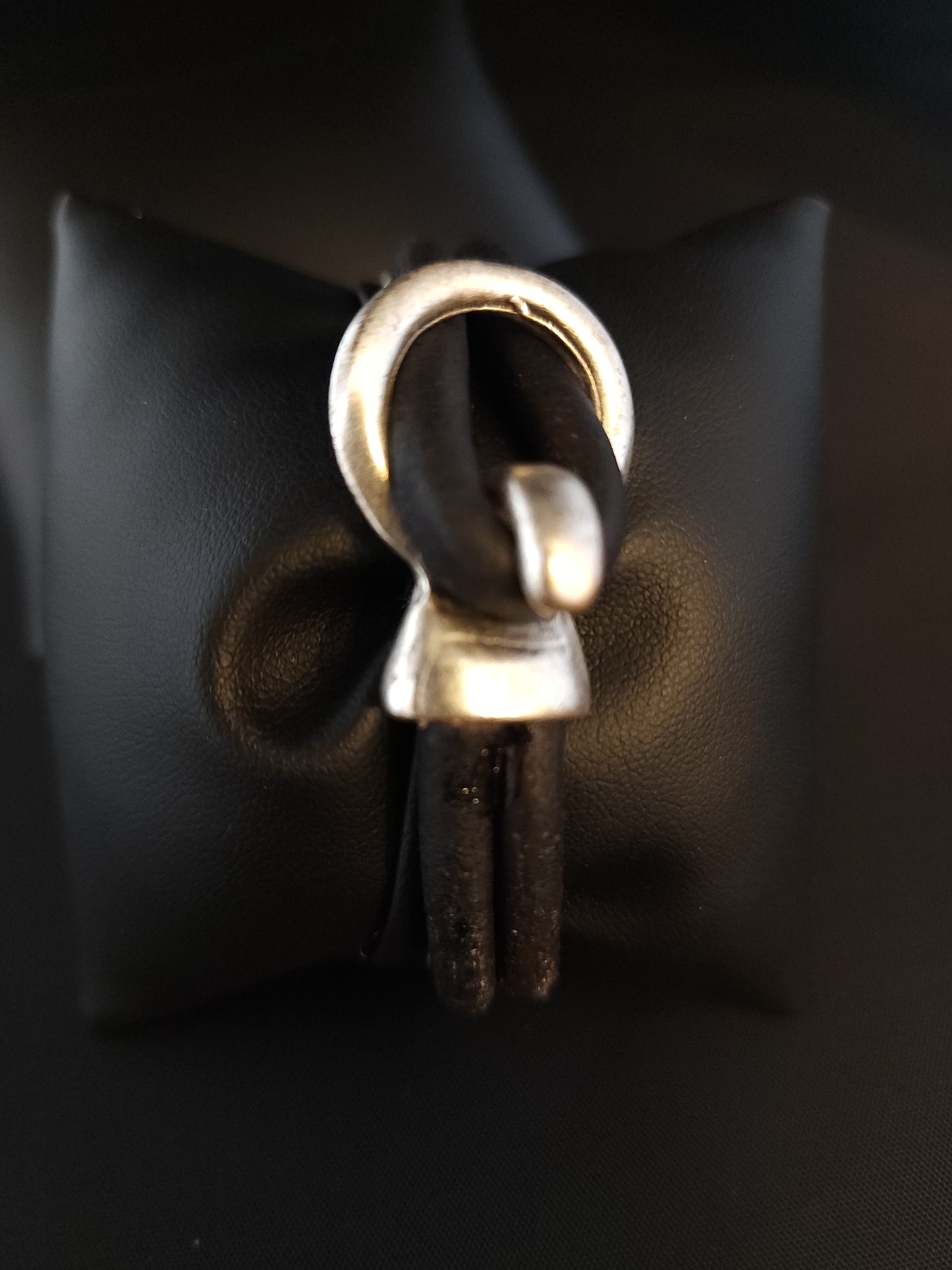 Leather Bracelet - Abstract Diamond