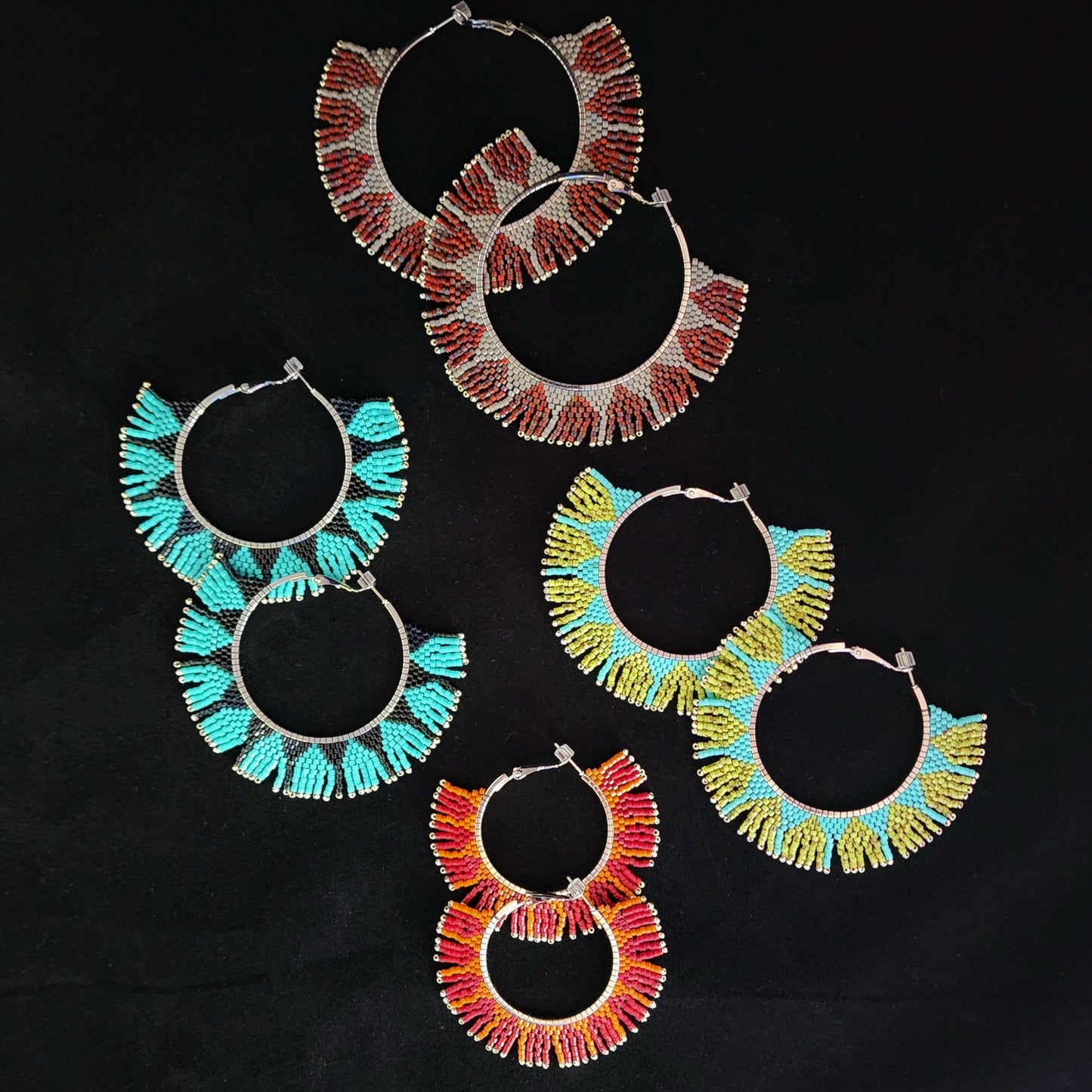 Fringe Earring Hoops