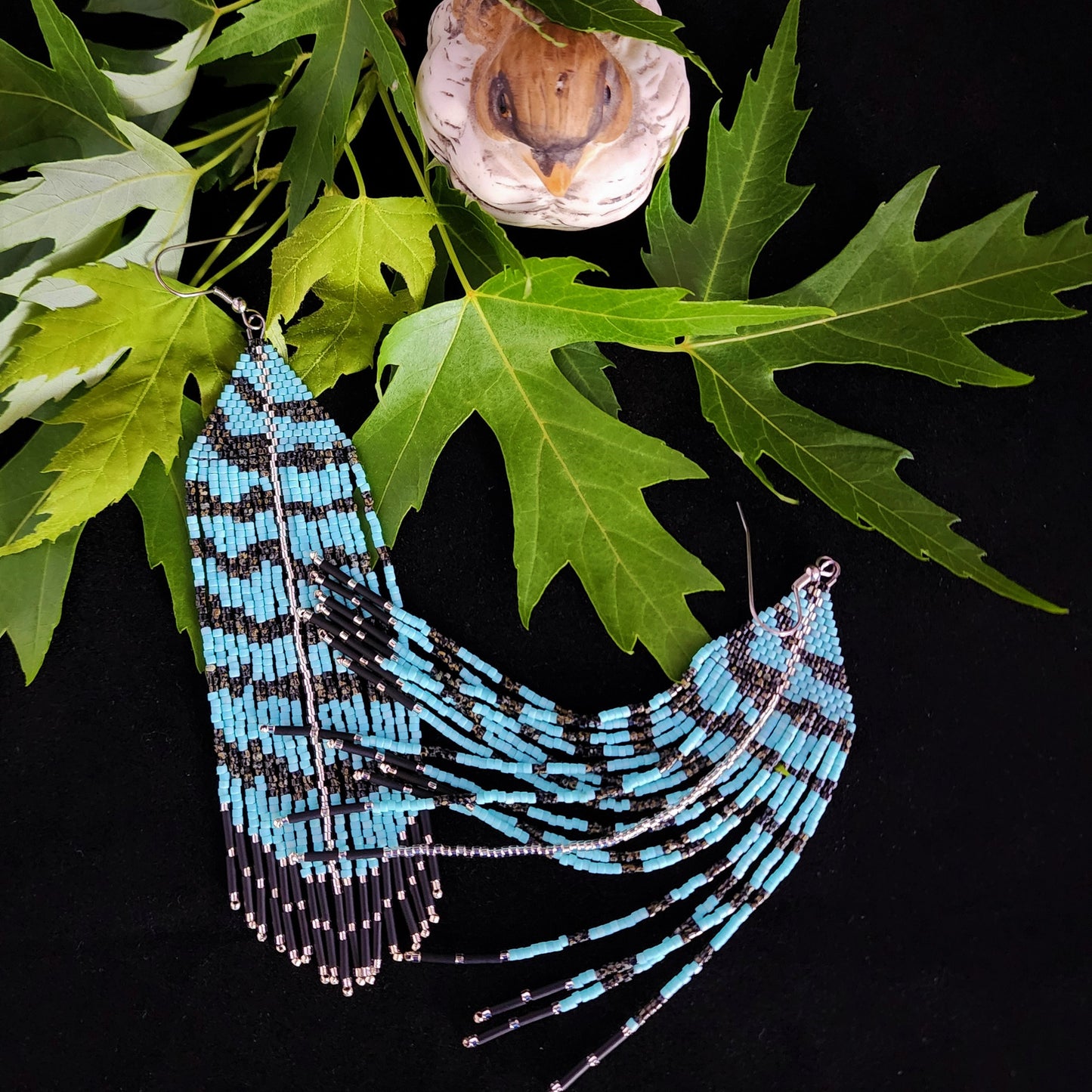 Soft Turquoise Feather