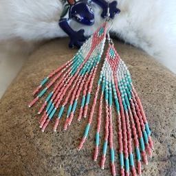 Cool in Coral Chevrons