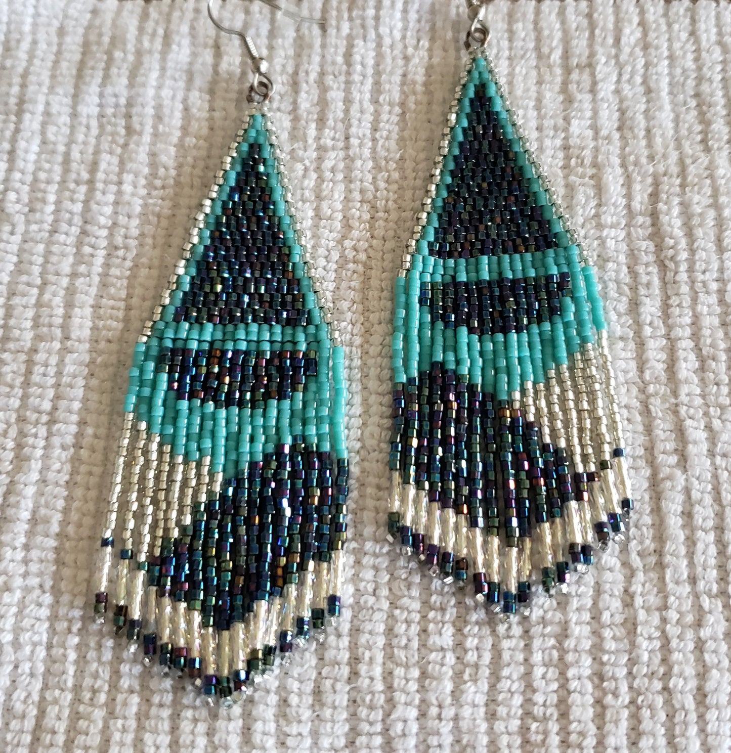 Geometric Turquoise & Metallic