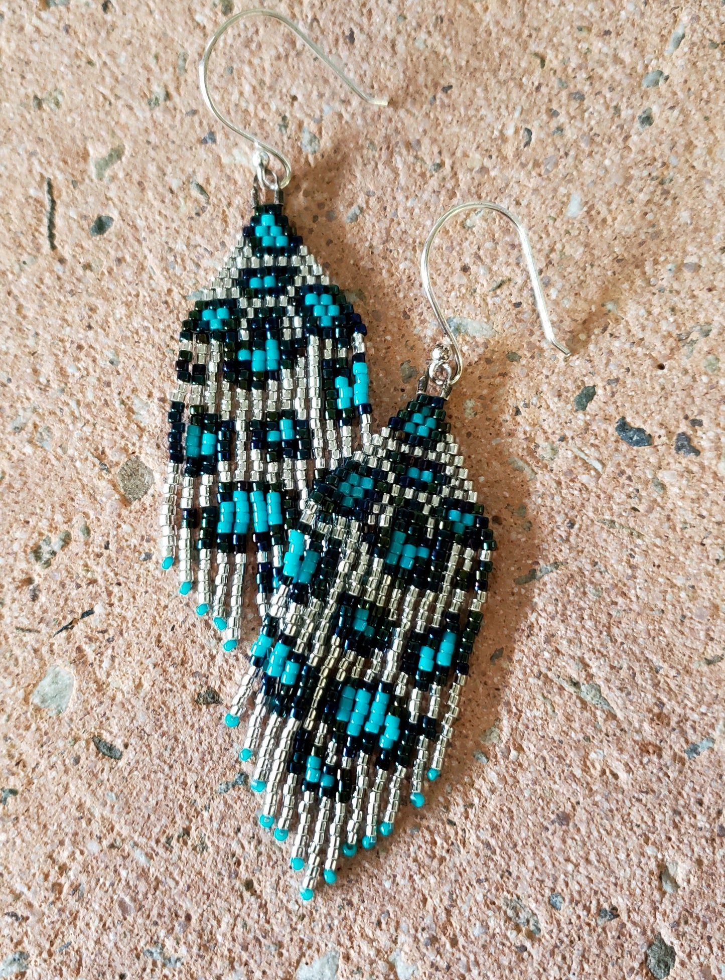 Leopard in Turquoise & Silver