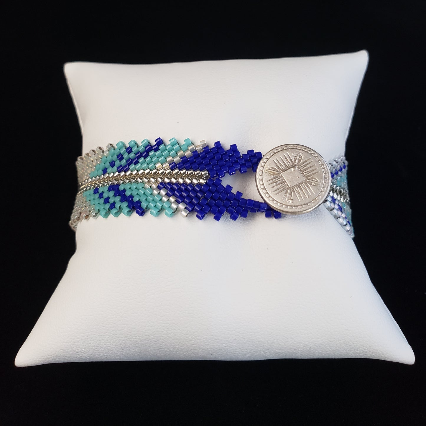 Bright Blue Feather