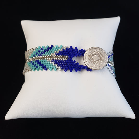 Bright Blue Feather