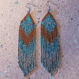 Sienna & Turquoise Chevrons
